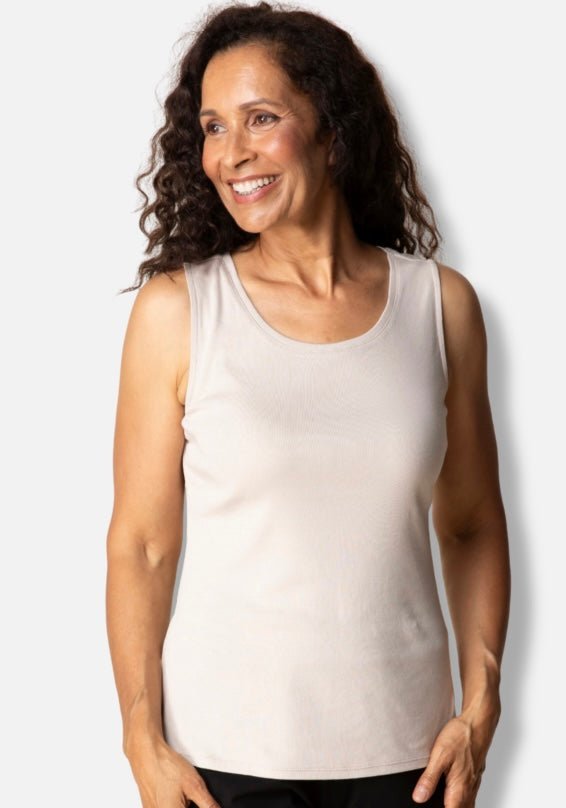 Habitat Women's Layering Tank In Cozy Rib Cotton. - OLIVIA'S