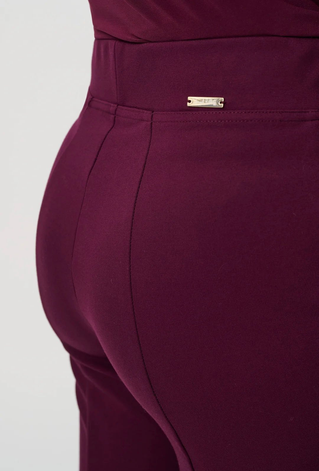 Joseph Ribkoff Heavy Knit Straight Pull-On Pants - OLIVIA'S