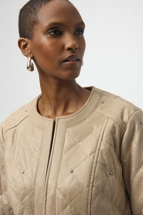 Cropped Quilted Jacket