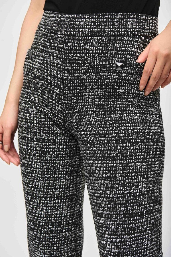 Marled Flare-fit Trouser