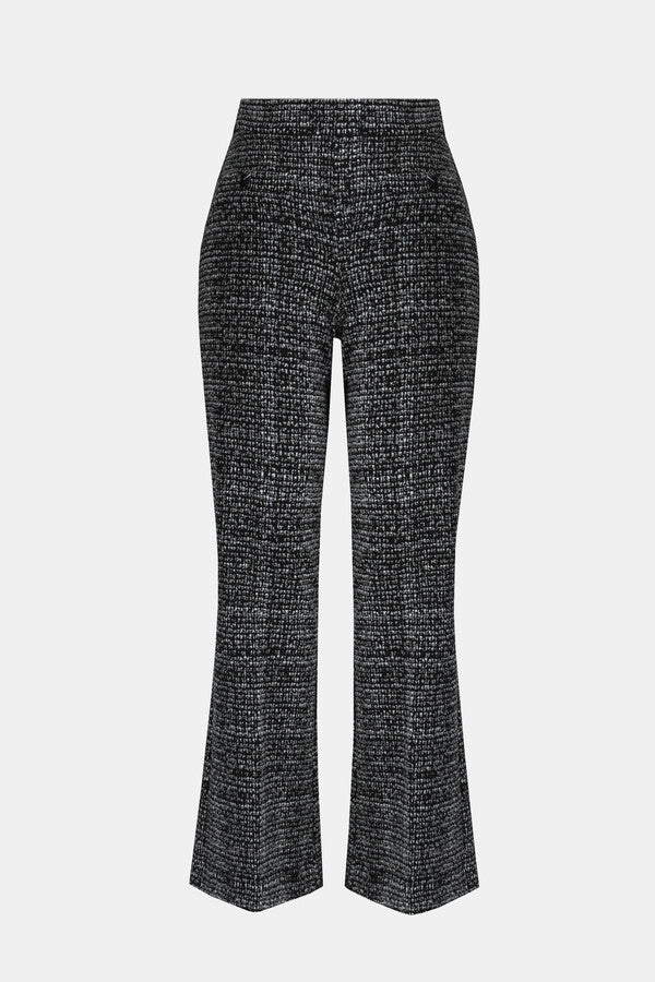 Marled Flare-fit Trouser