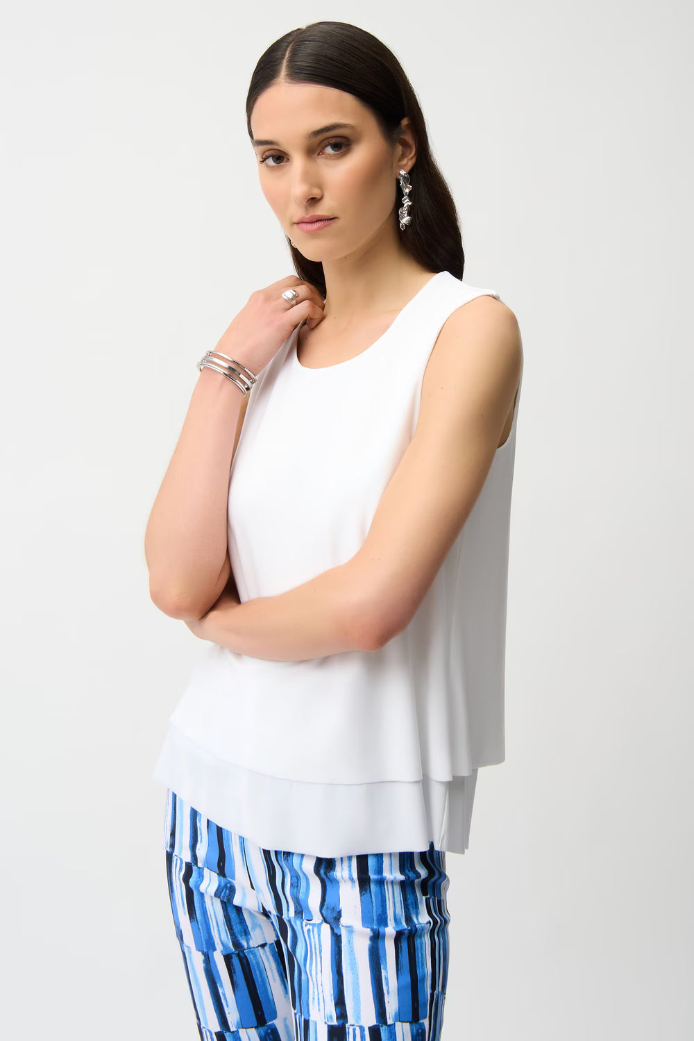 Layered Sleeveless Pullover