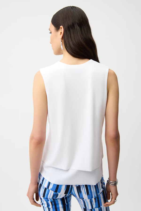 Layered Sleeveless Pullover