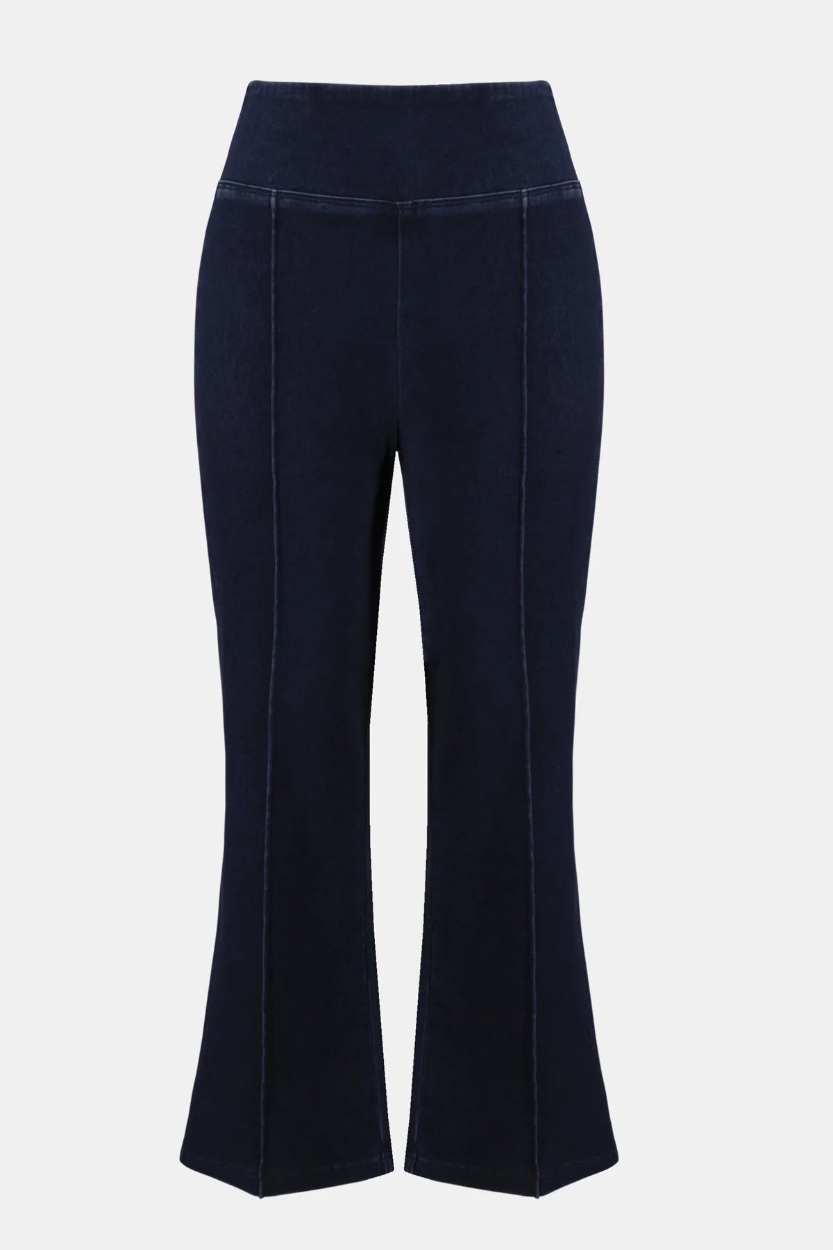 Joseph Ribkoff Women's Knit Denim Cropped Flare Pant - OLIVIA'S