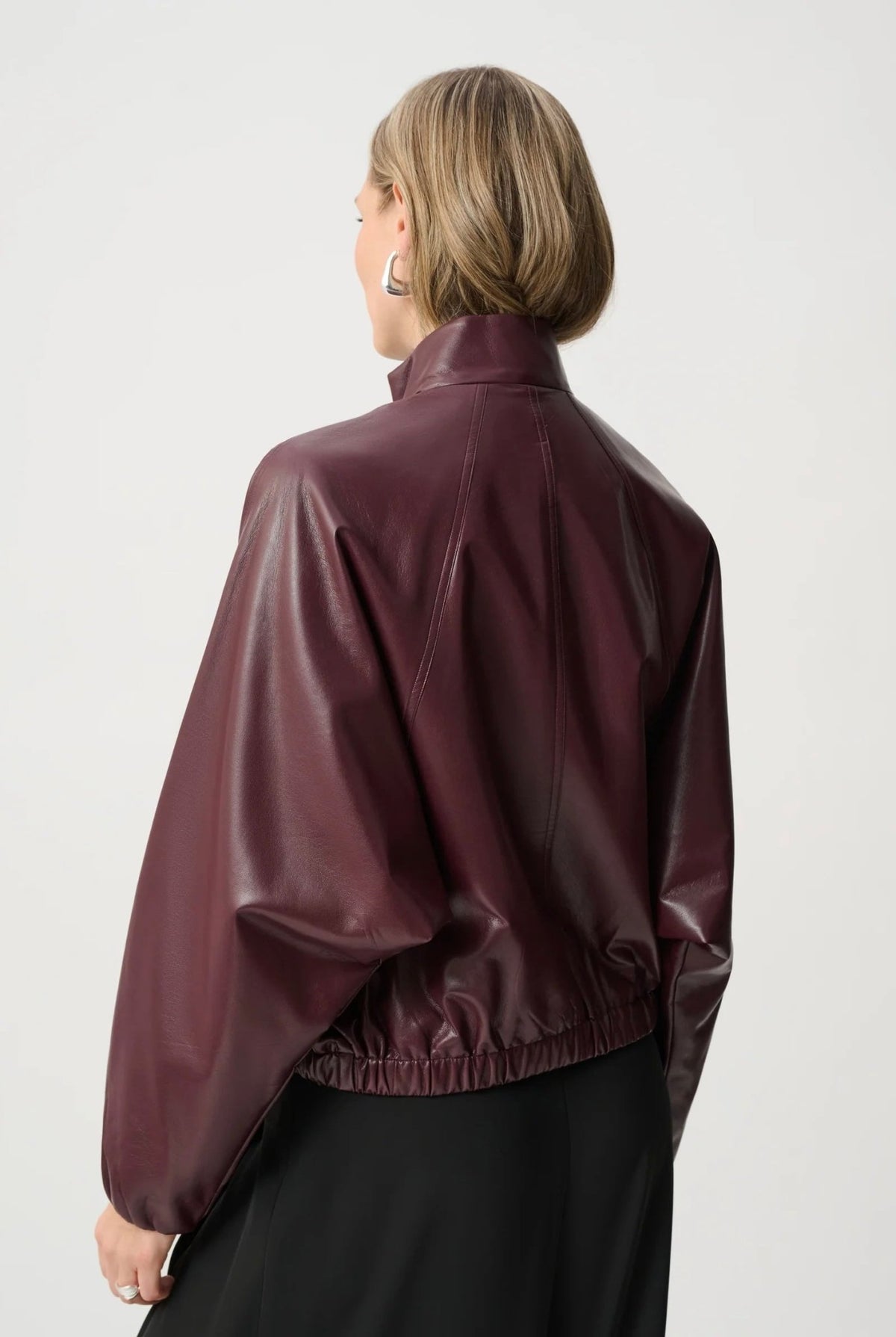 Joseph Ribkoff Women's Mock-Neck Bomber Jacket - OLIVIA'S