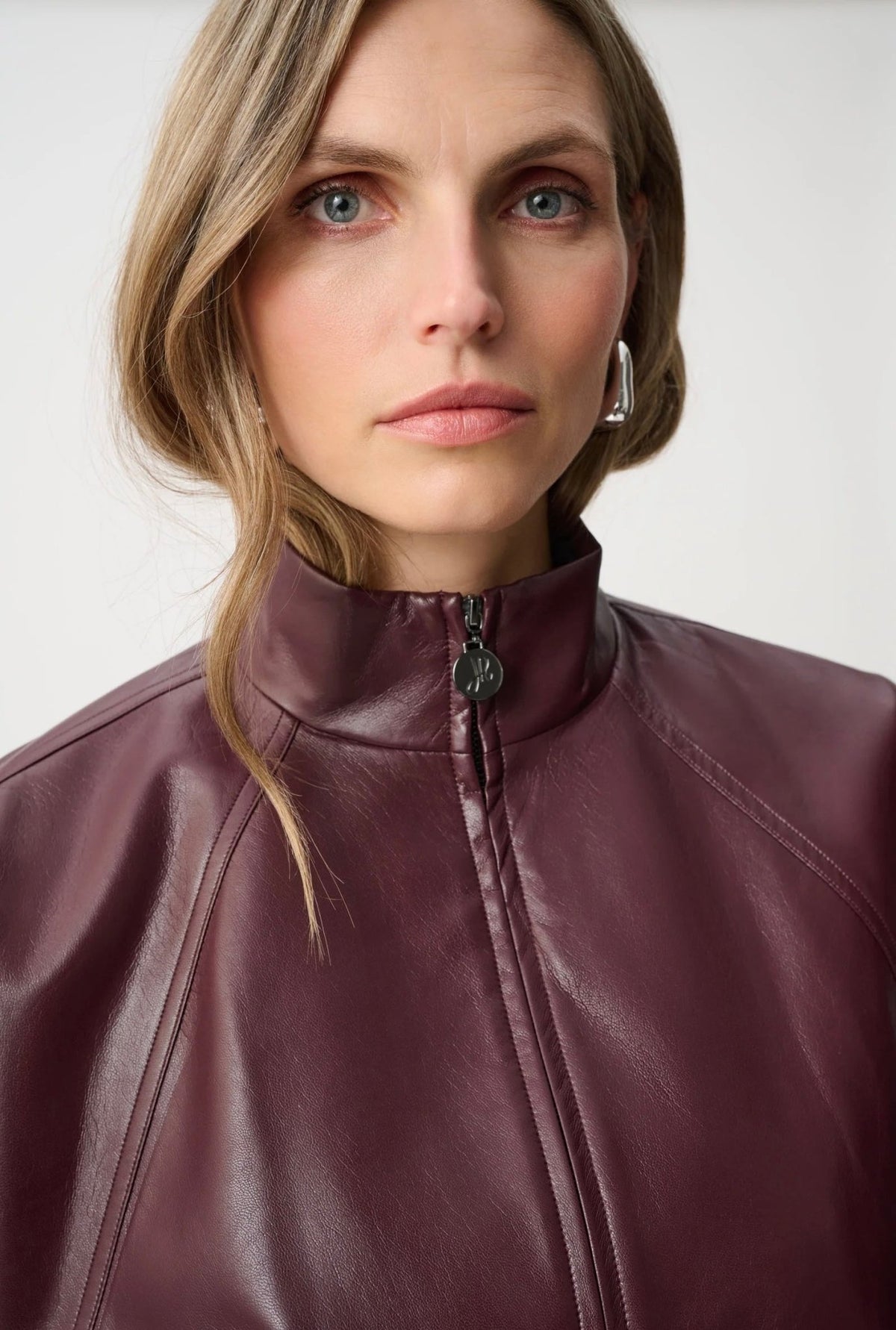 Joseph Ribkoff Women's Mock-Neck Bomber Jacket - OLIVIA'S