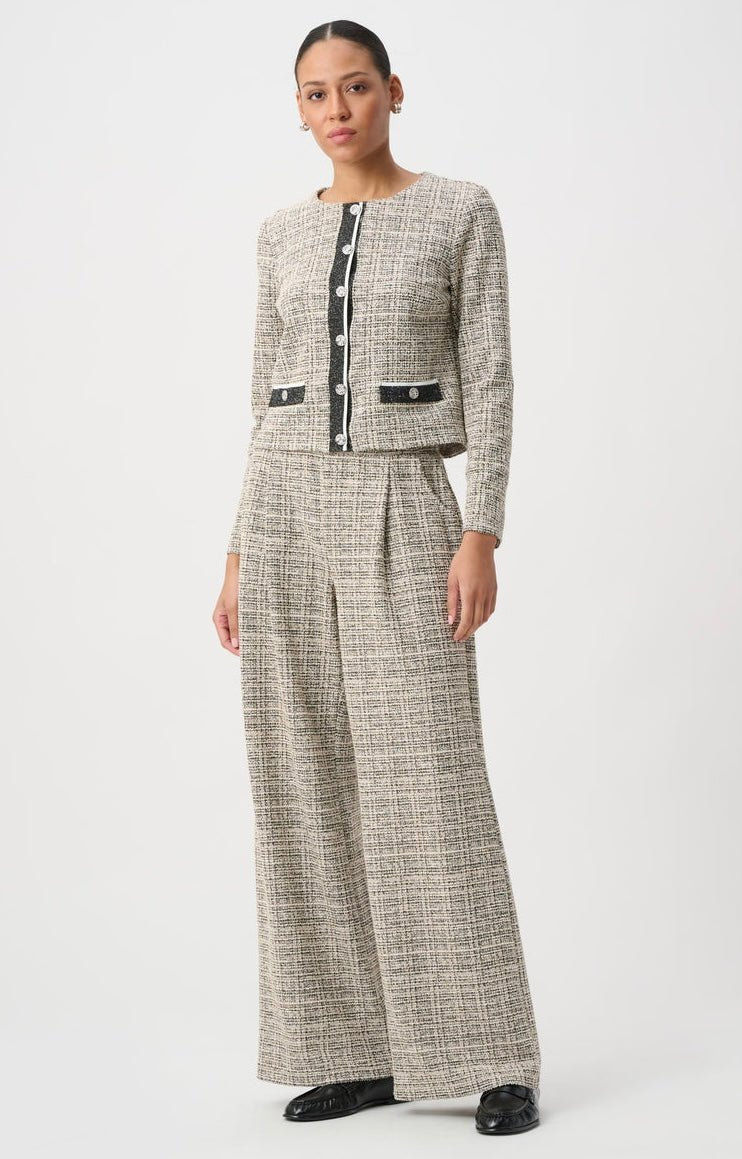 Joseph Ribkoff Women's Plaid Boucle Jacket - OLIVIA'S