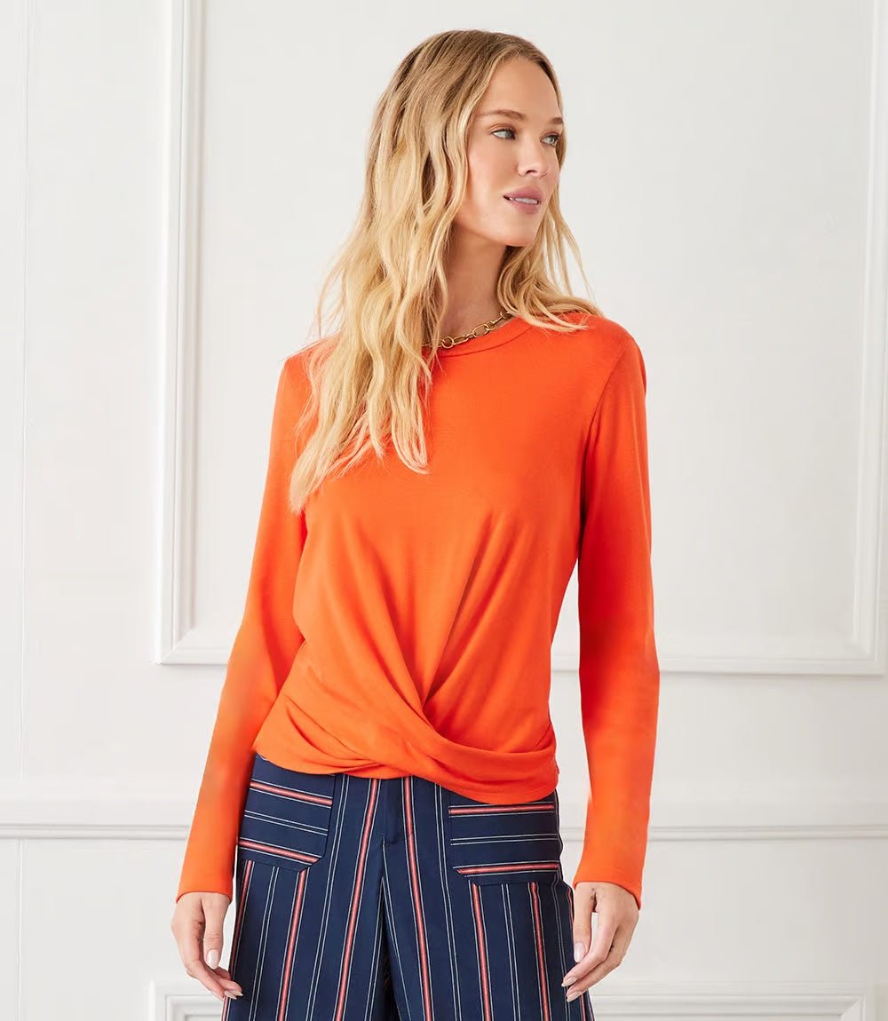 Karen Kane Drape Front Top - OLIVIA'S