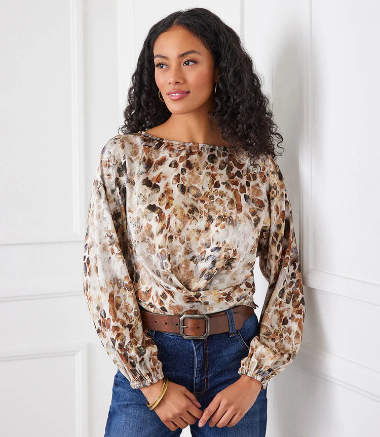 Boatneck Drape Top *