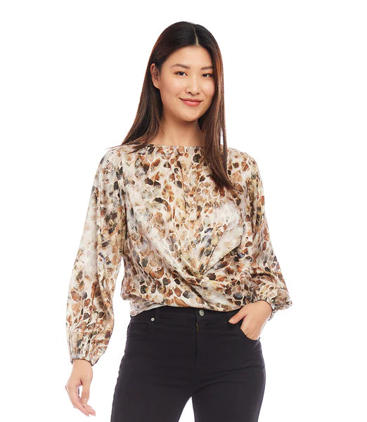 Boatneck Drape Top *