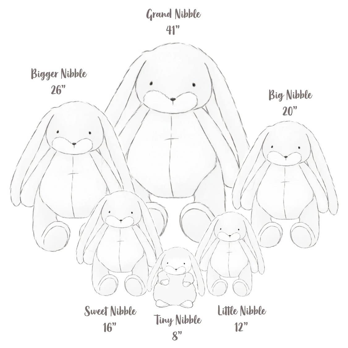 Little 12" Nibble Bunny - Pink - OLIVIA'S