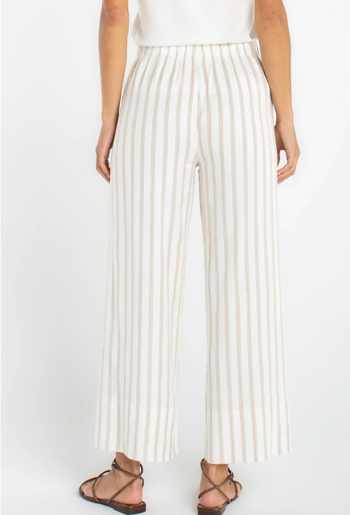 Liverpool Pull-On Wide Leg Crop Trouser - OLIVIA'S