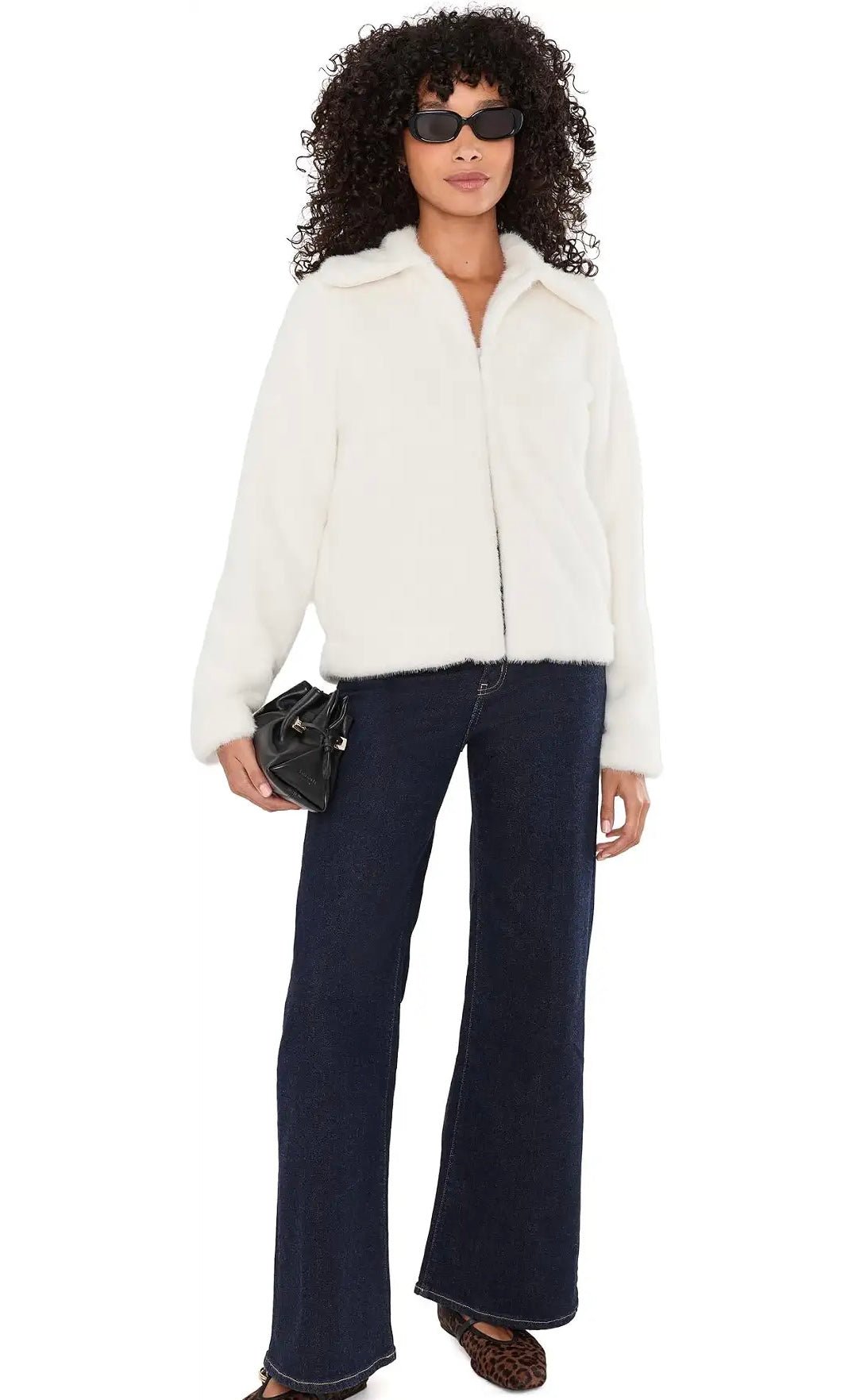 Liverpool Women's Collared Faux Fur Jacket - OLIVIA'S