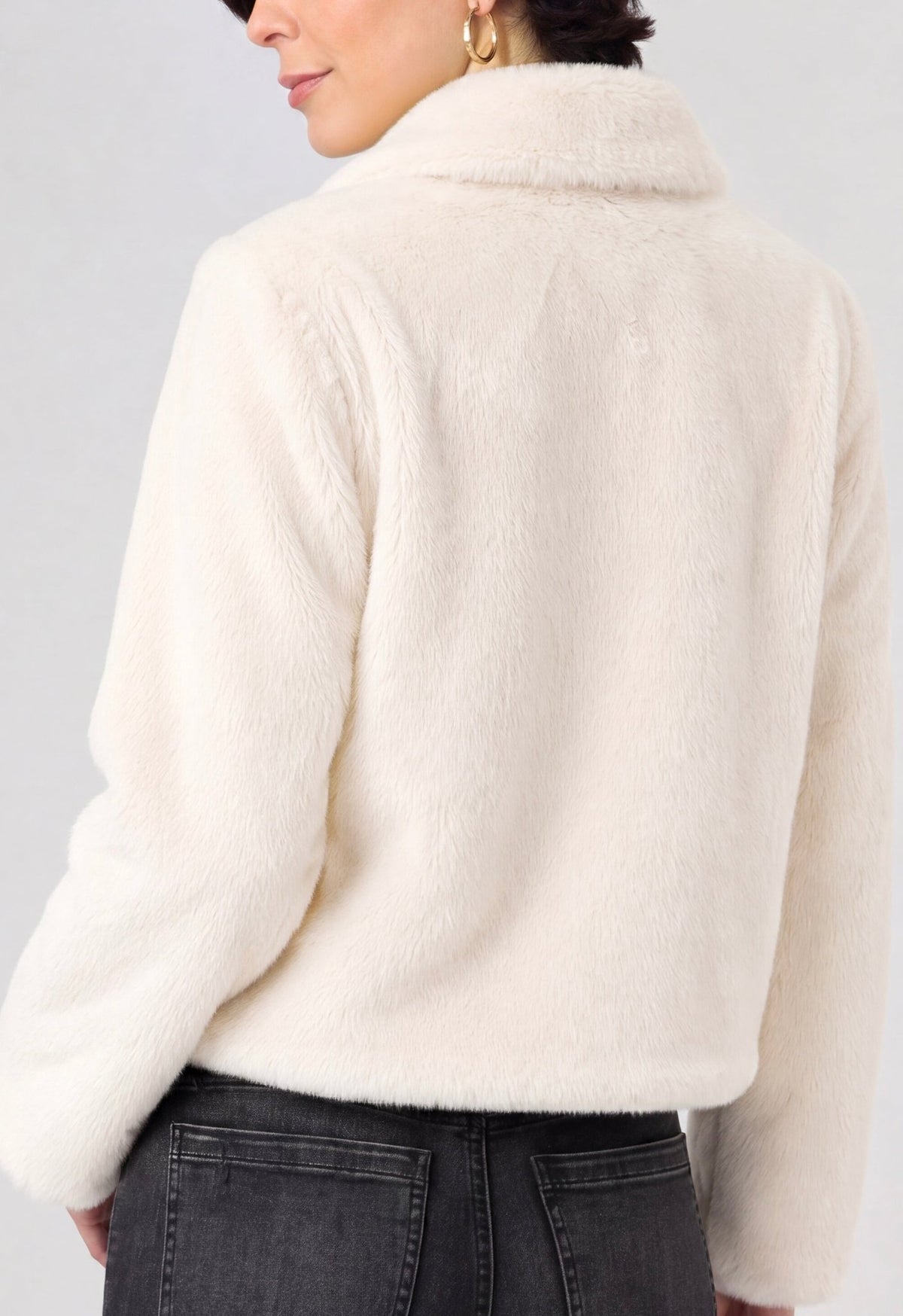 Liverpool Women's Collared Faux Fur Jacket - OLIVIA'S