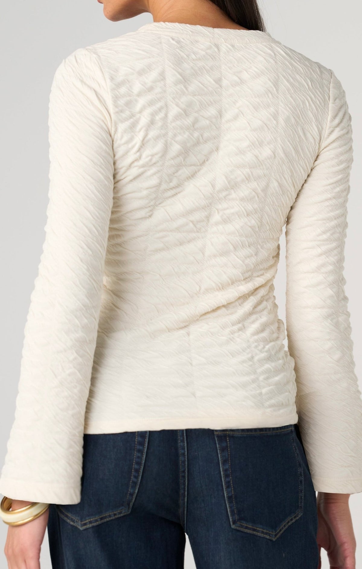 Liverpool Women's Long Flare Sleeve Crew Neck Knit Top - OLIVIA'S