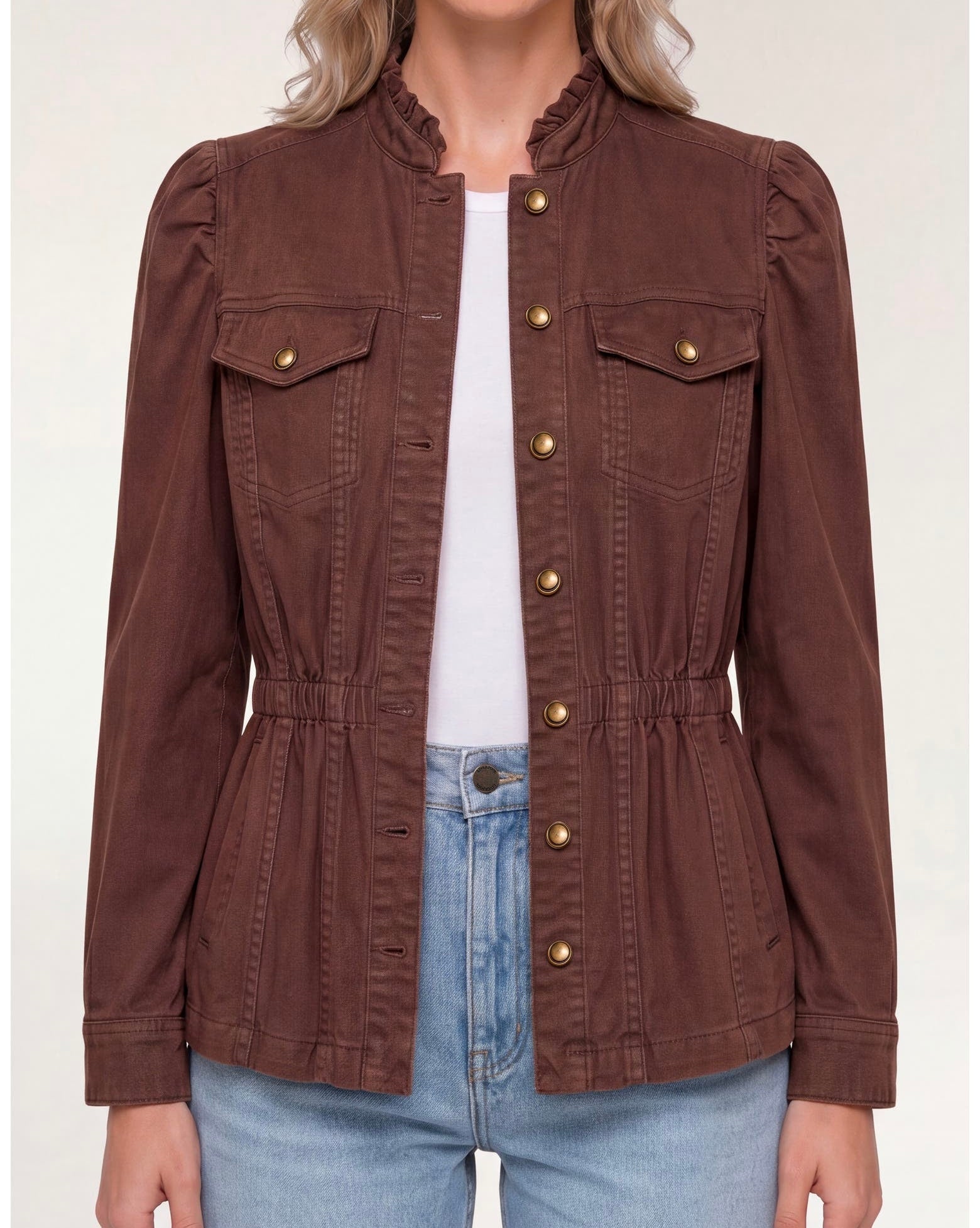Liverpool Women's Los Angeles Puff Sleeve Trucker Jacket - OLIVIA'S