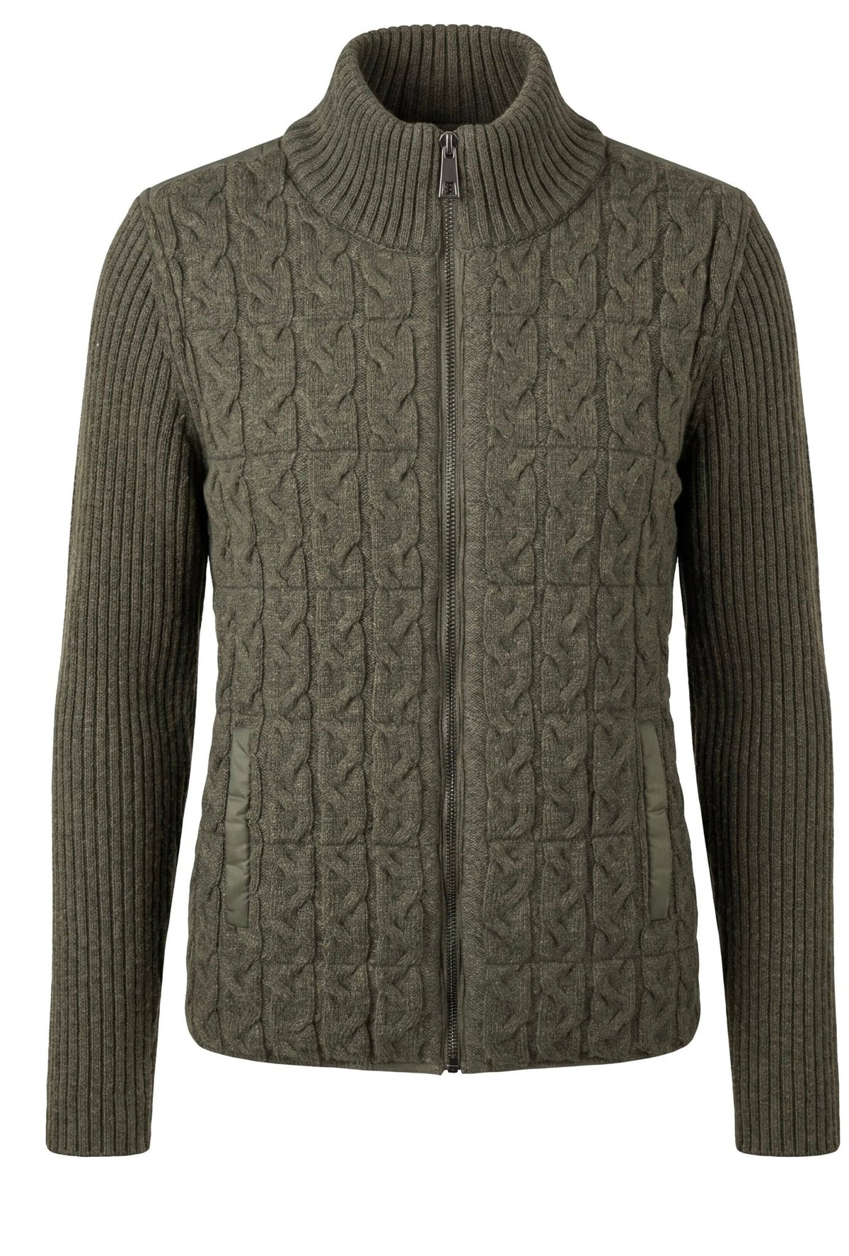 Liverpool Women's Zip Front Quilted Sweater Jacket - OLIVIA'S