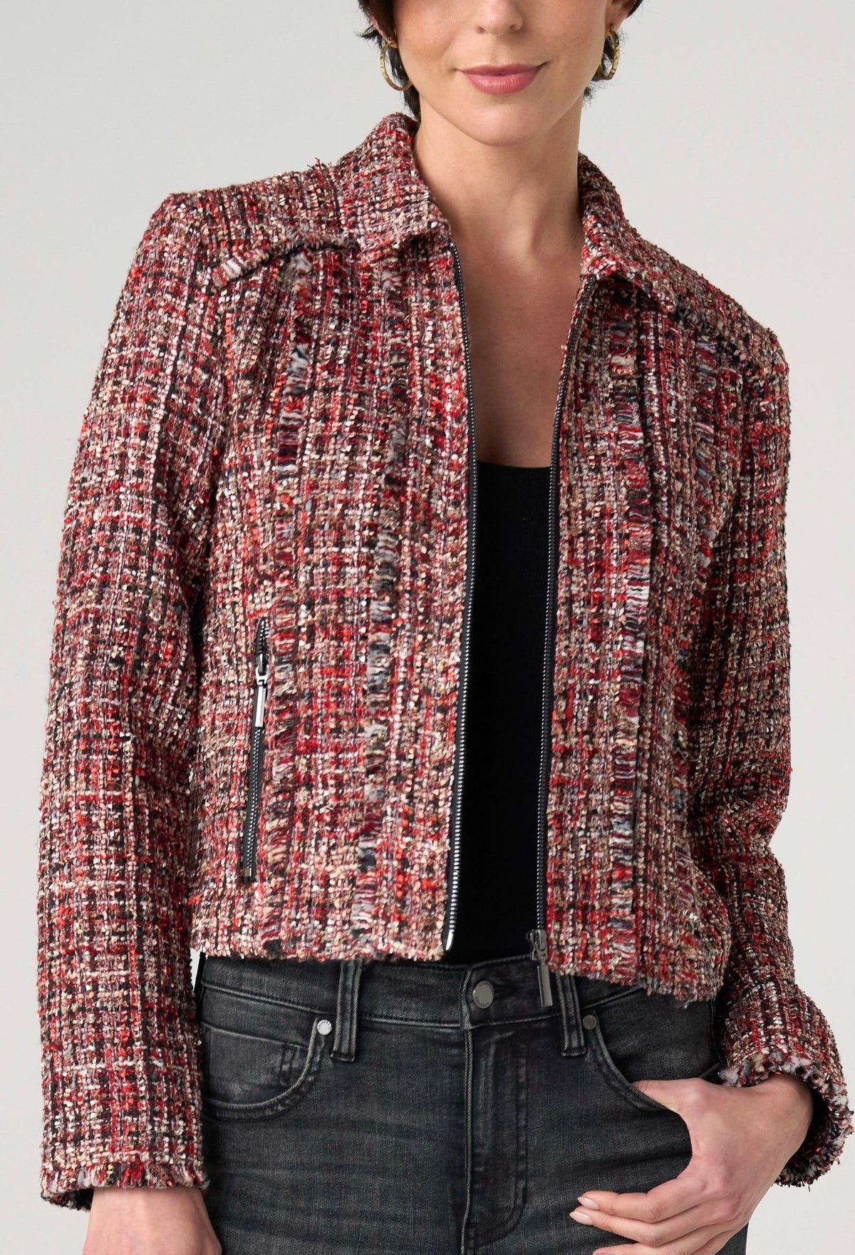 Liverpool Women's Zip Jacket With Fringe - OLIVIA'S
