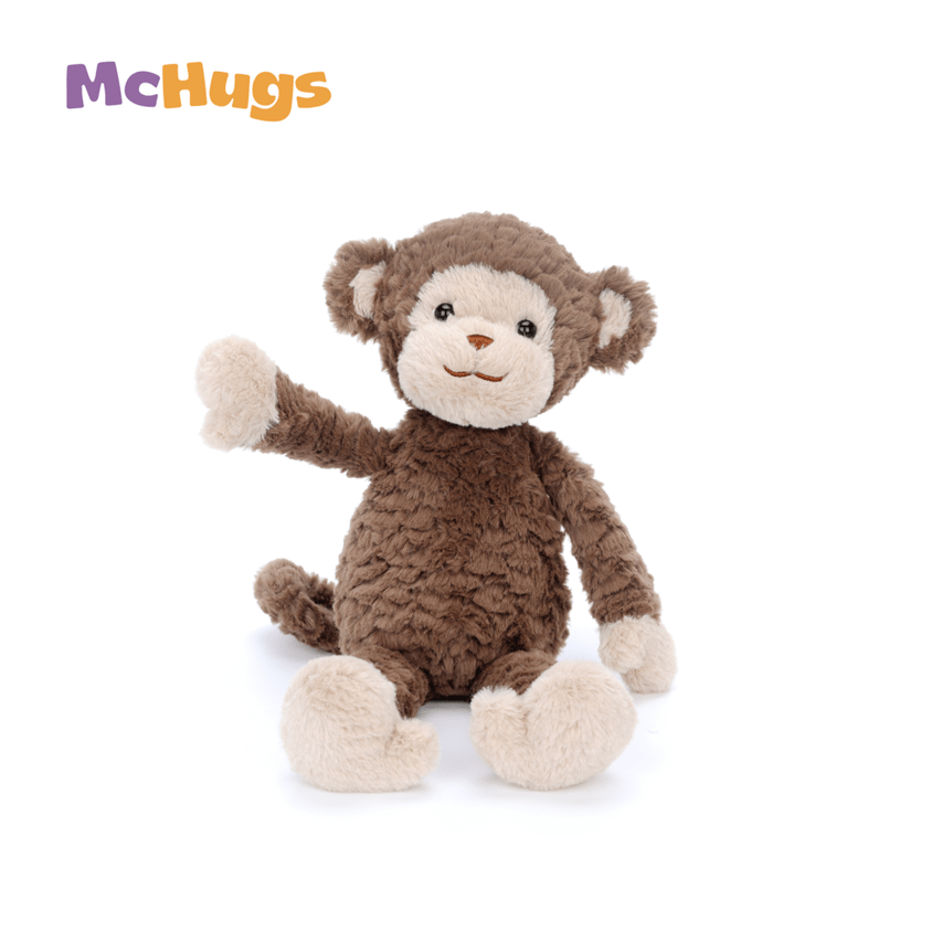 McHugs Gymbo the Monkey Weighted Plush Animal 10" - OLIVIA'S