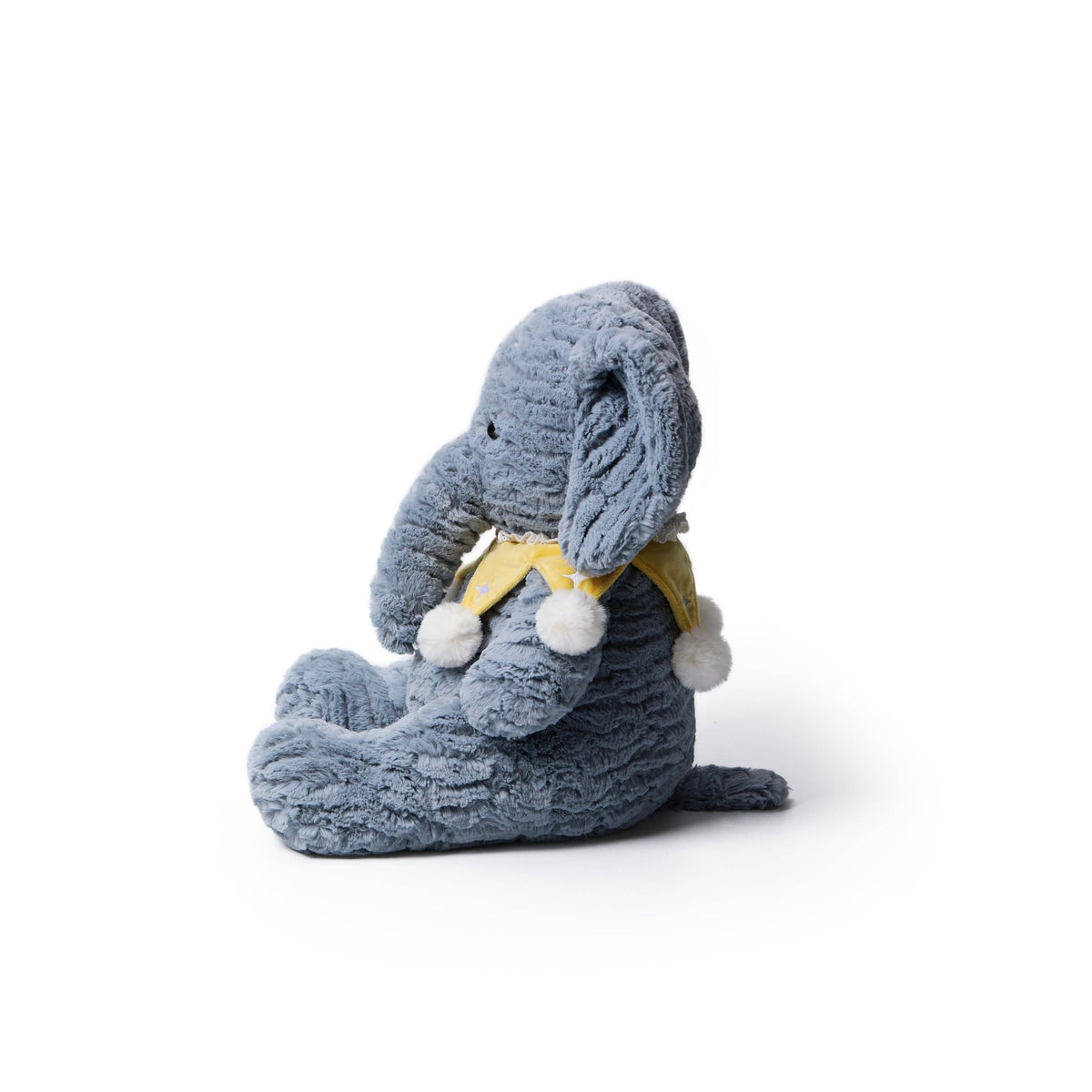McHugs Starry Denim Elephant Weighted Plush Animal 7" - OLIVIA'S