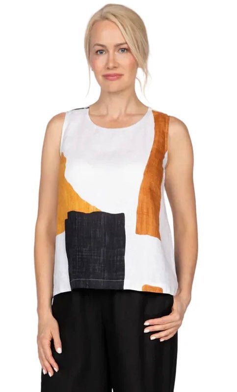 Olivia Women's Coastal Colorblock Sunset Tank - OLIVIA'S