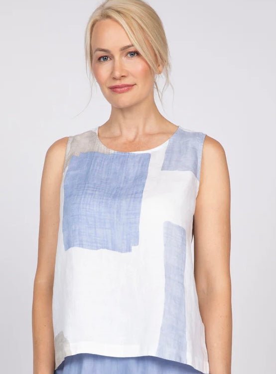 Olivia Women's Coastal Colorblock Sunset Tank - OLIVIA'S
