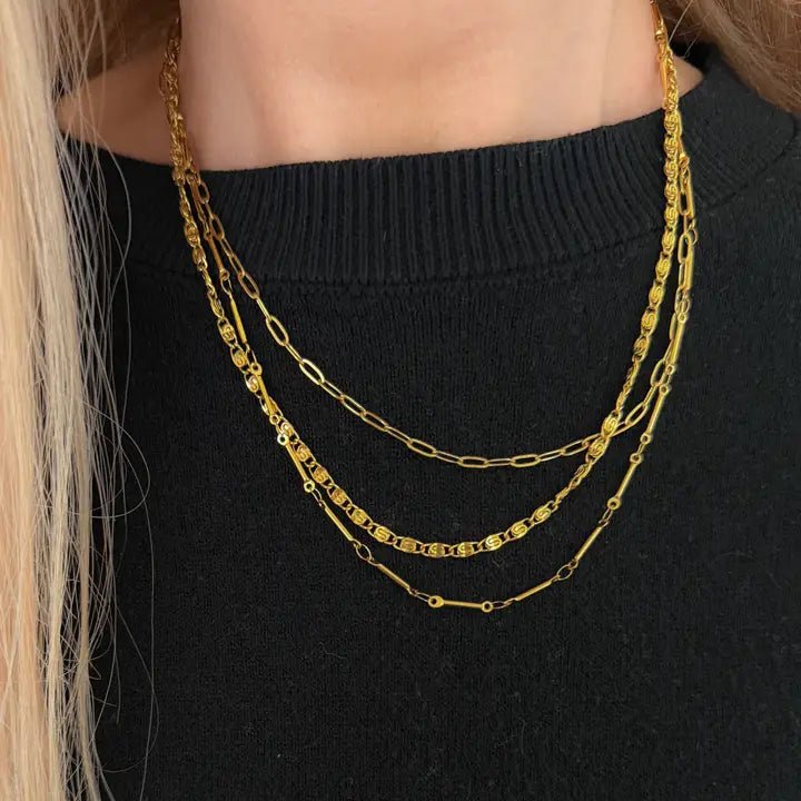 Sophie Triple Layered Necklace - OLIVIA'S