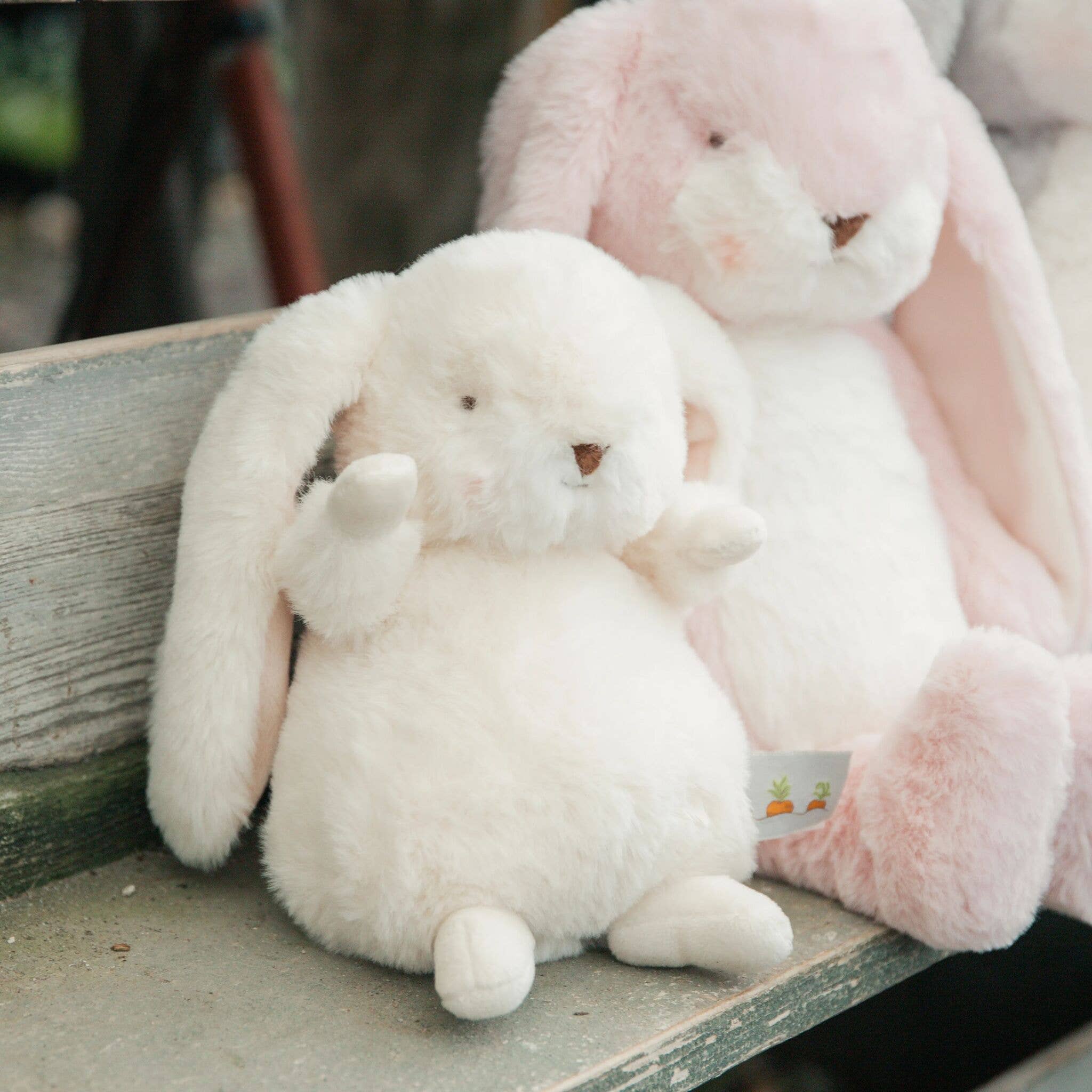 Tiny Nibble 8" Bunny - Cream - OLIVIA'S