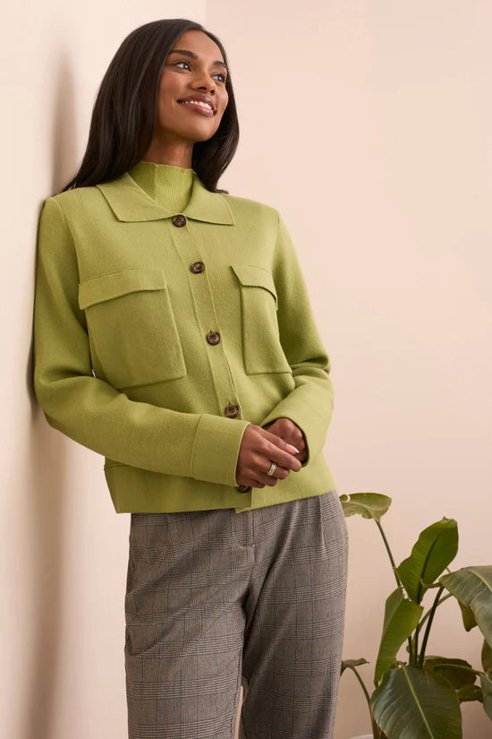 Double Knit Sweater Cardigan