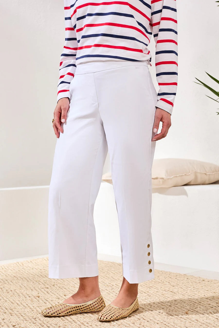 Flatten It Capri  wht