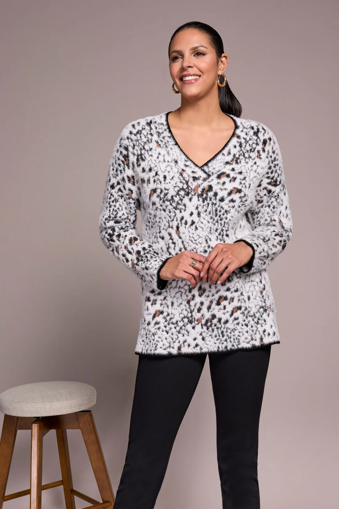 Animal Print Sweater