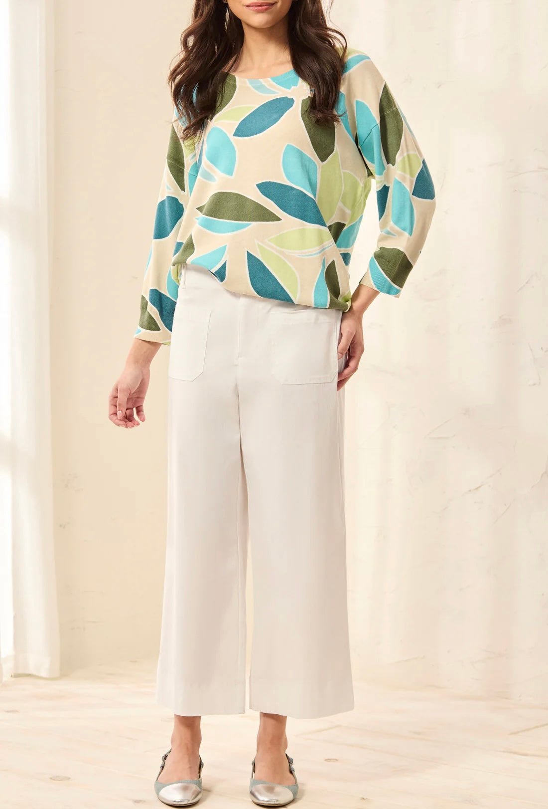 Tribal High Rise Capri W/ Pockets - OLIVIA'S