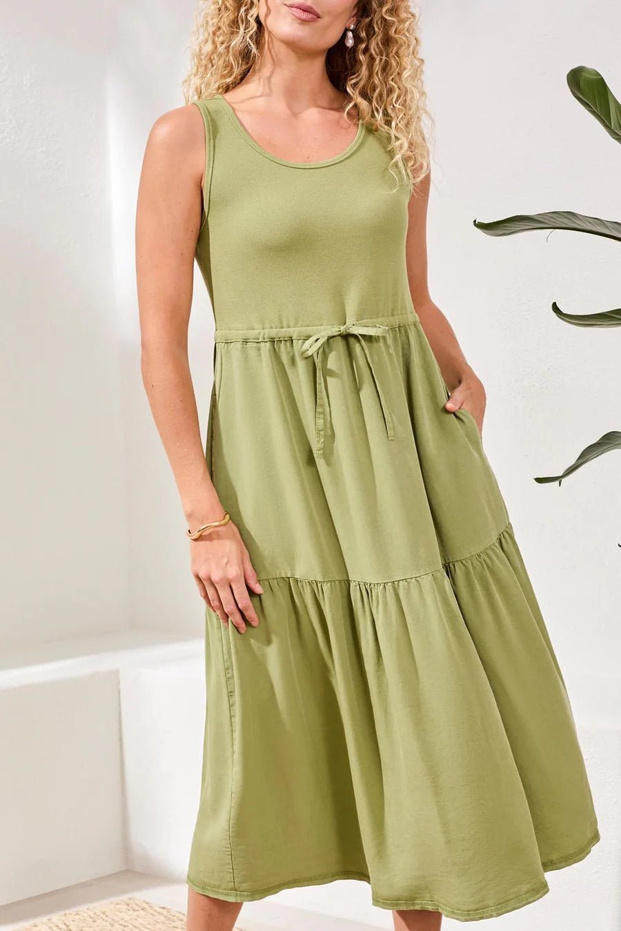 Tribal Mixed Media Maxi Dress - OLIVIA'S
