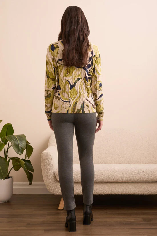 Cable Cotton Crew Neck Sweater