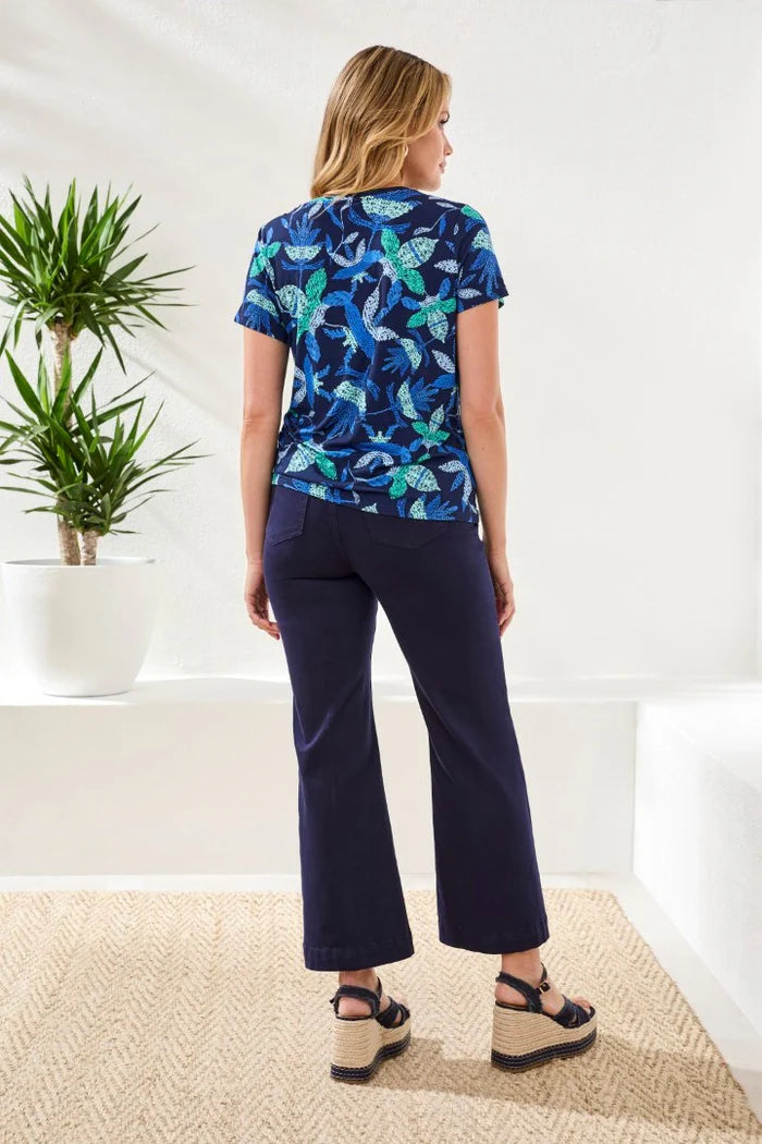 Jersey Crew Neck Top*