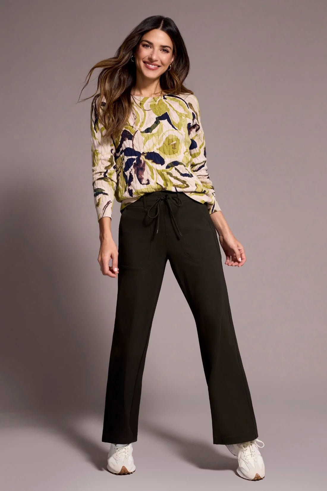 Tribal Pull-On Ankle Pant W/ Drawstring - OLIVIA'S
