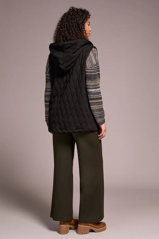 Quilted Cotton Hooded Vest