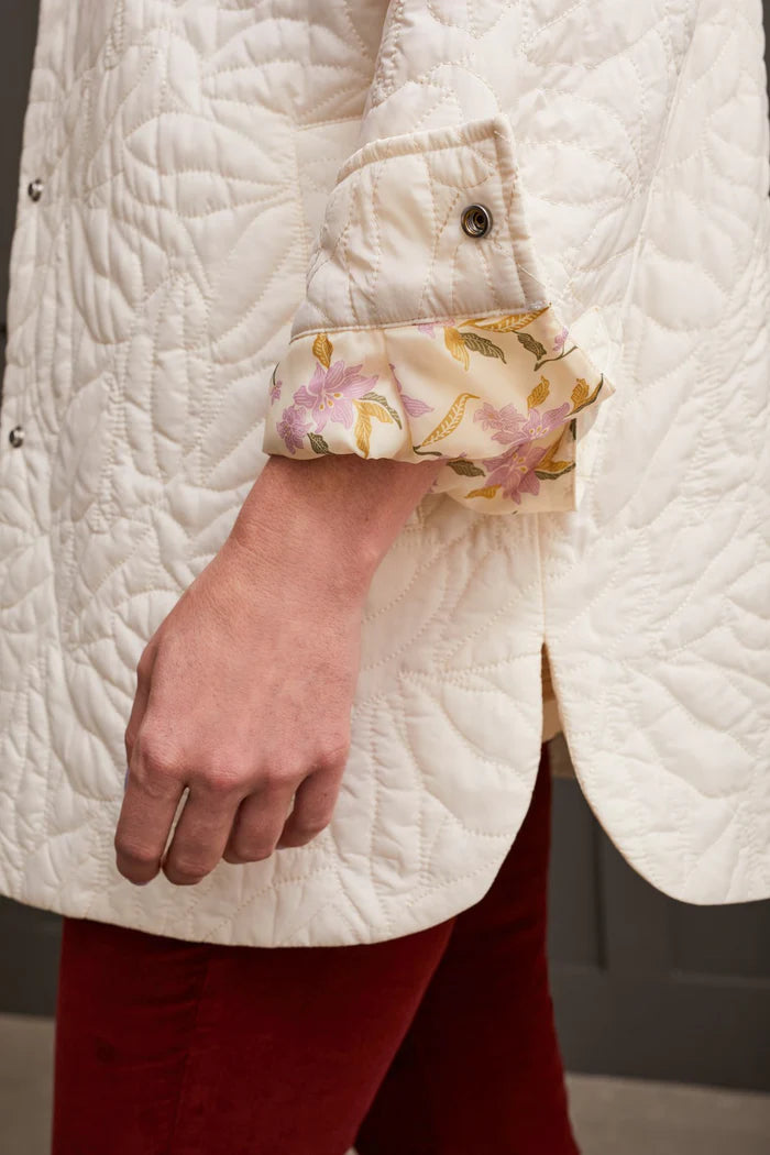 Quilted Snap Front Shacket