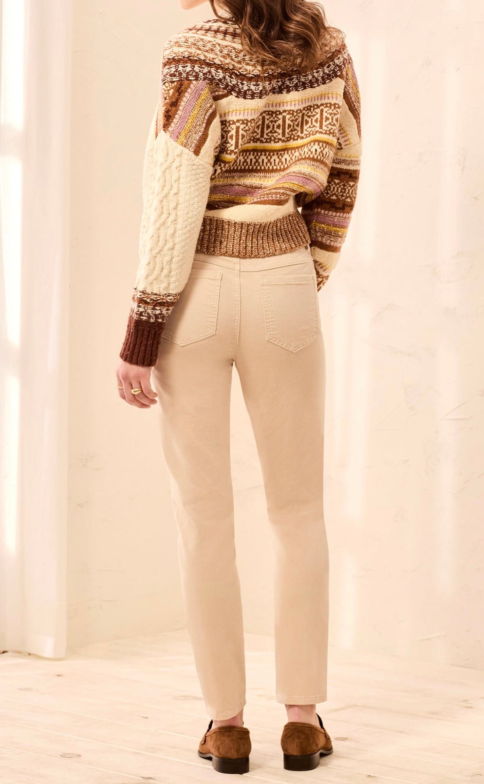 Tribal Women's Micro Cord Audrey Pull-On-Slim Ankle Pants - OLIVIA'S