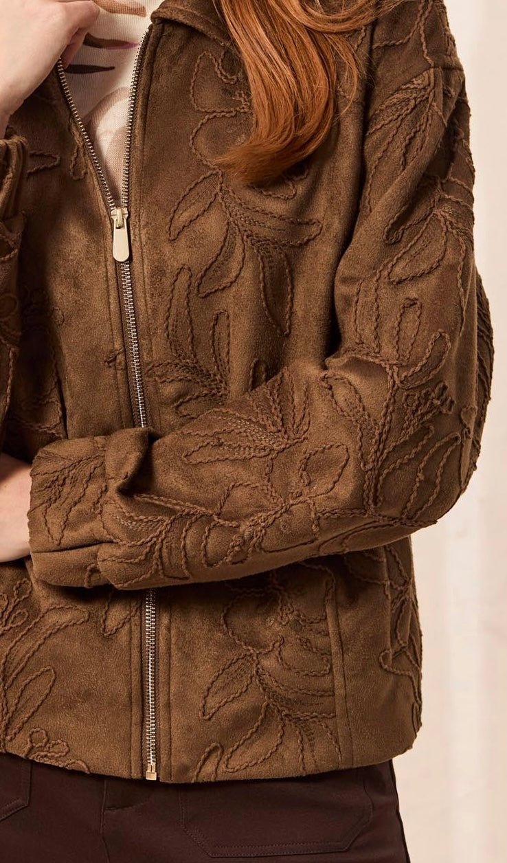 Tribal Zipfront coat dk fossil 32050 - OLIVIA'S
