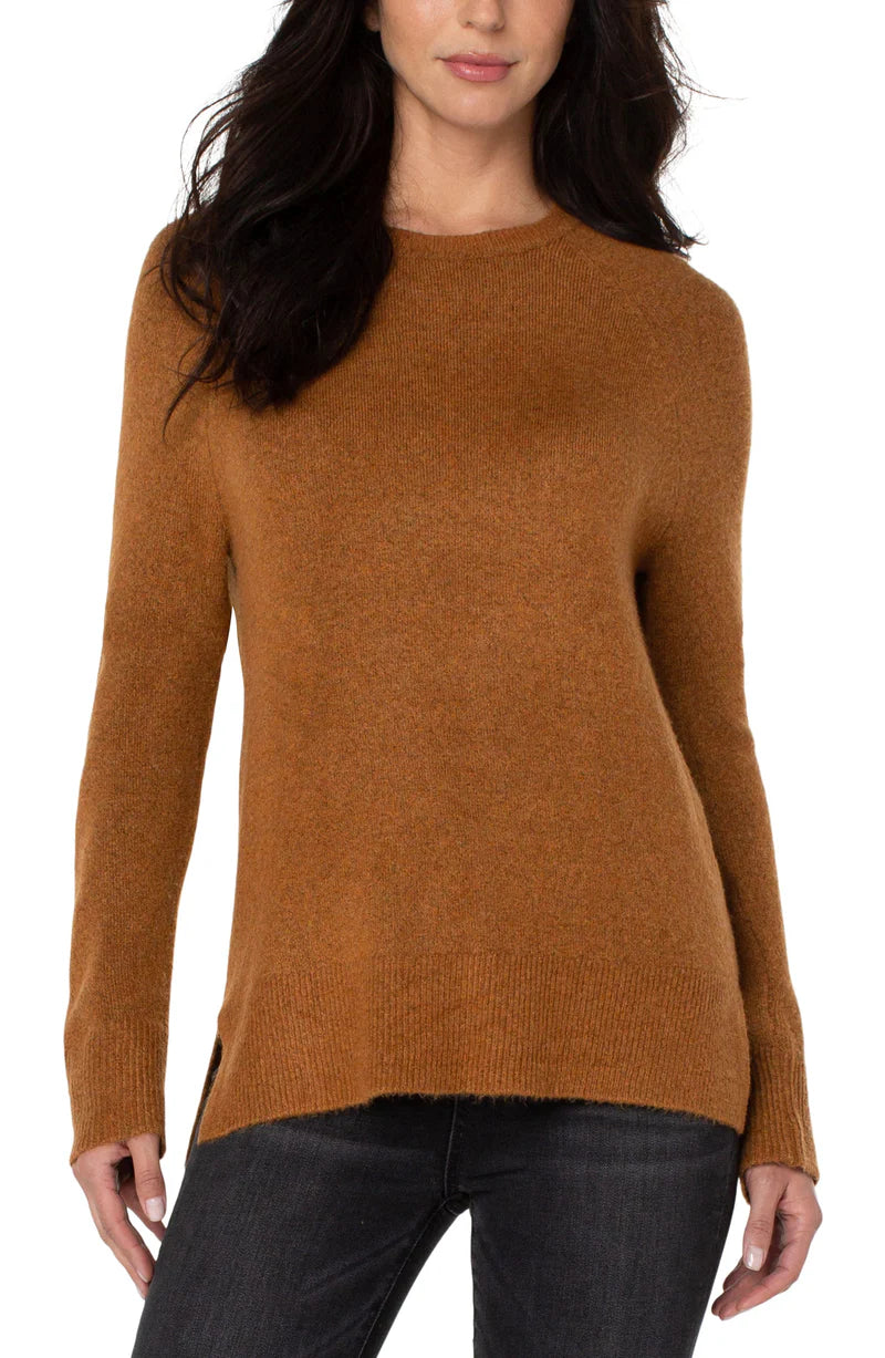 Raglan Sweater w/ Side Slits