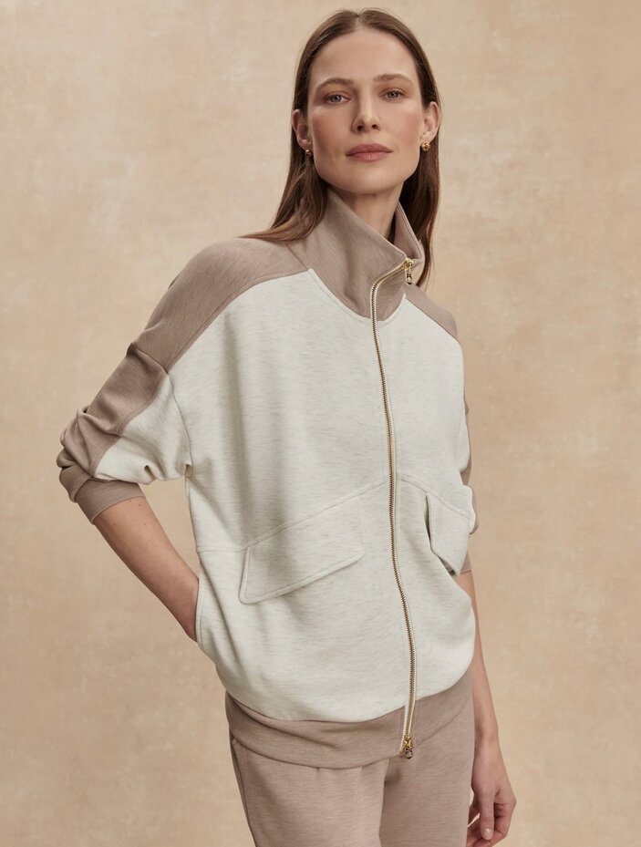 Varley Garcia Two-Tone Zip Through - OLIVIA'S