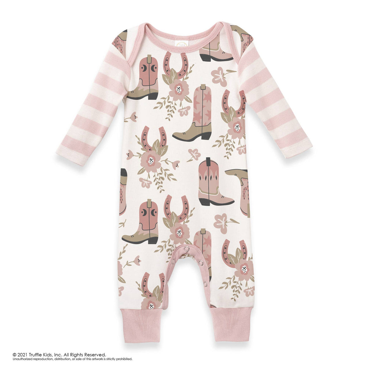 Western Cowgirl Baby Romper - OLIVIA'S