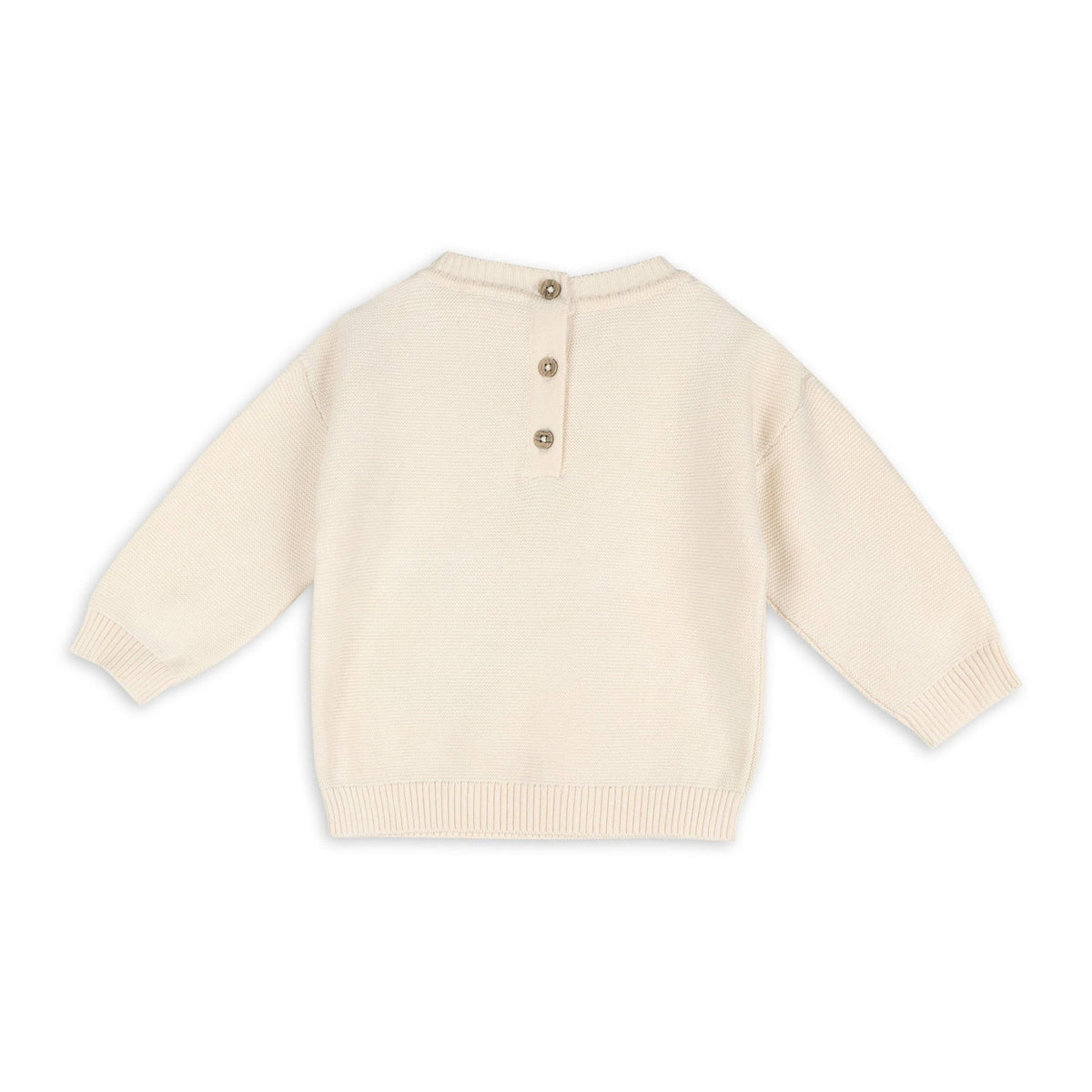 Woodland Animals Knit Baby Pullover (Organic Cotton) - OLIVIA'S