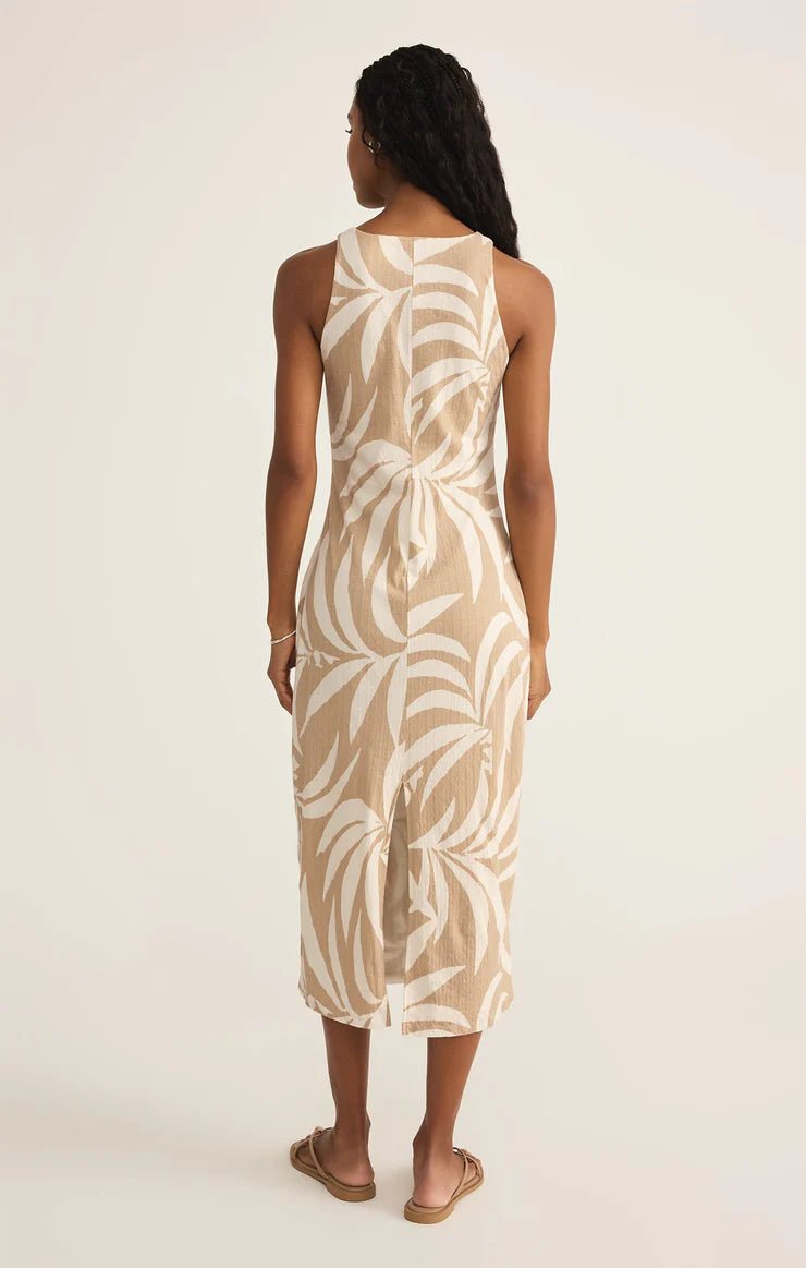 Z Supply Adison Palm Midi Dress - OLIVIA'S