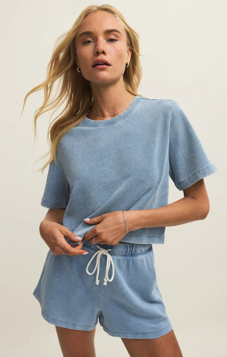 Z Supply Cropped Knit Sweatshirt - OLIVIA'S