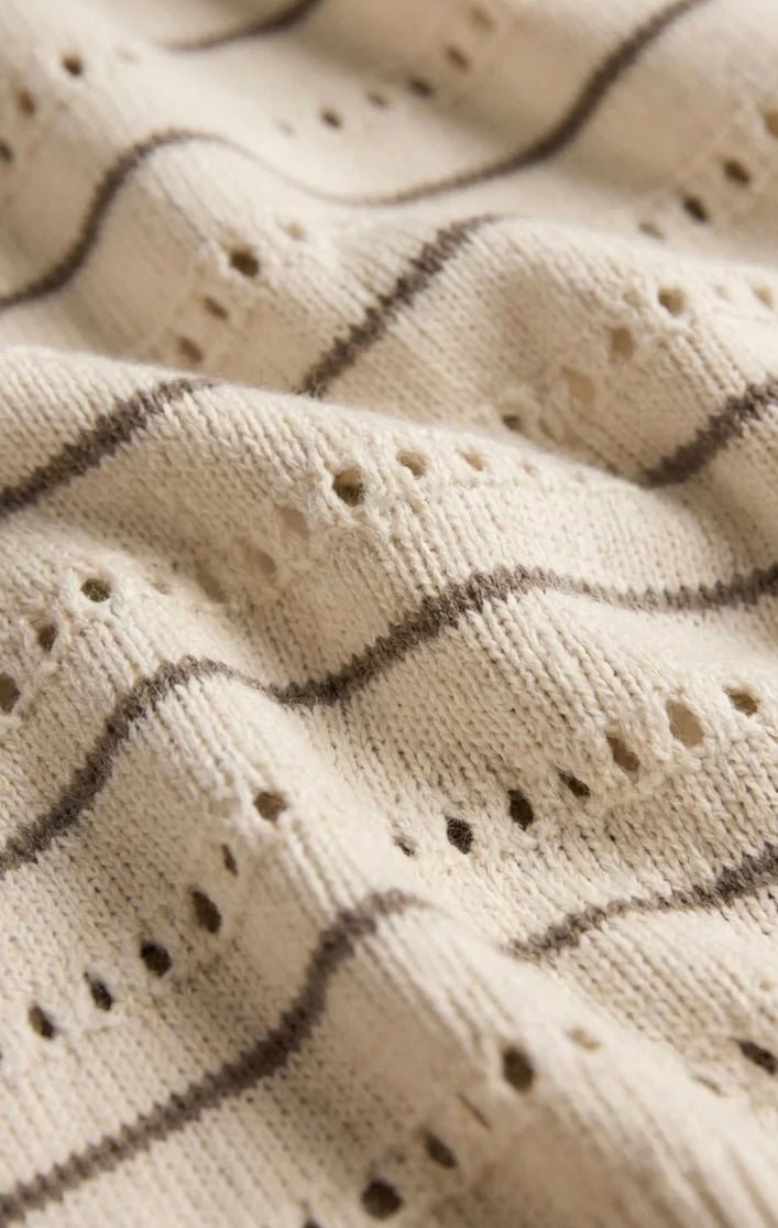 Z Supply Darby Stripe Pointelle Sweater - OLIVIA'S