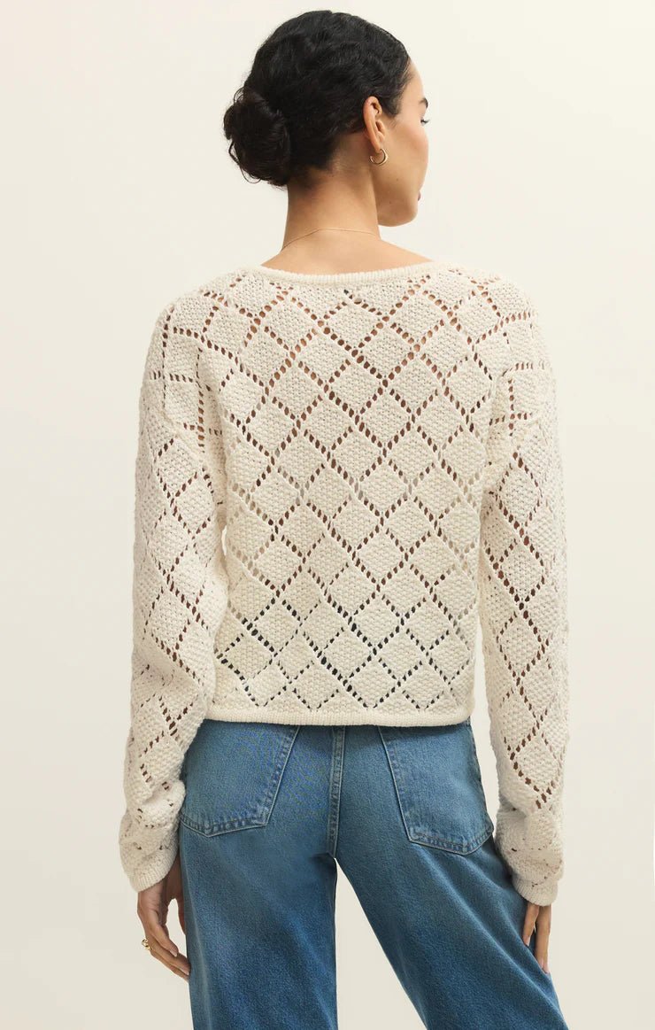 Z Supply Hullen Crochet Sweater - OLIVIA'S