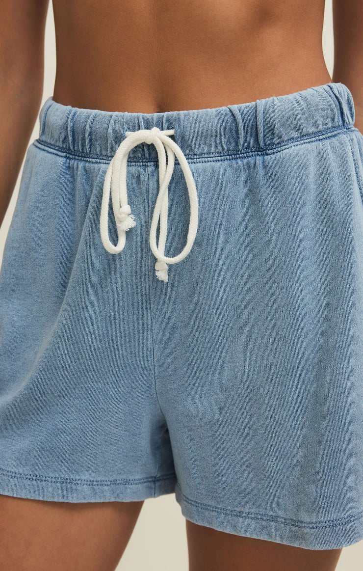 Z Supply Hunter Knit Denim Short - OLIVIA'S