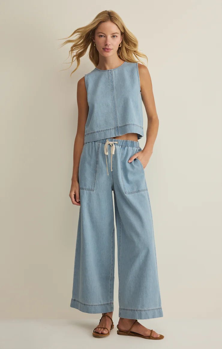 Z Supply Sun Seeker Denim Tank - OLIVIA'S